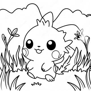 Gras Typ Pokemon Farglaggningssida 38406-31934