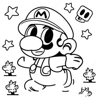 Super Mario Bros 3 Malarbild 38446-31963