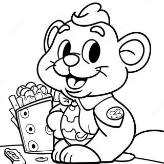 Chuck E Cheese Målarbilder