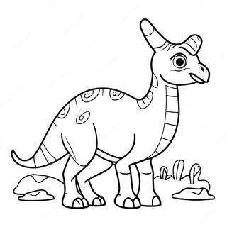 Parasaurolophus Målarbilder