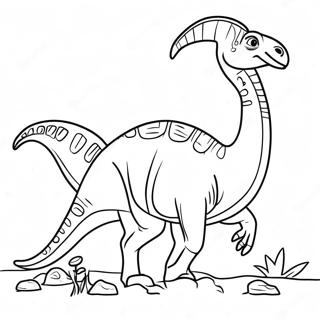 Parasaurolophus Malarbild 38666-32142