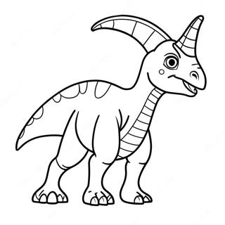 Parasaurolophus Malarbild 38666-32144