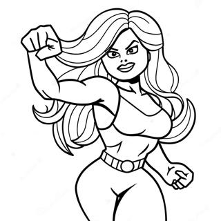 She Hulk Malarbild 38966-32360