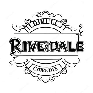 Riverdale Logotyp Malarbild 39006-32399