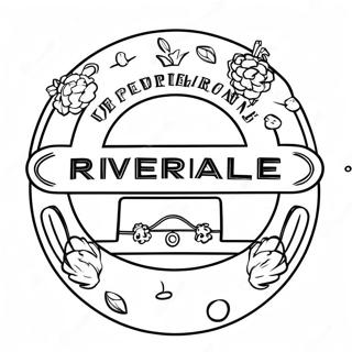 Riverdale Logotyp Malarbild 39006-32400