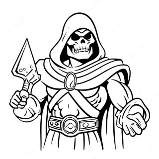 Skeletor Med Sitt Svard Malarbild 39228-32581