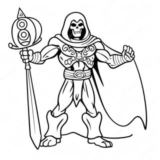 Skeletor Med Sitt Svard Malarbild 39228-32584