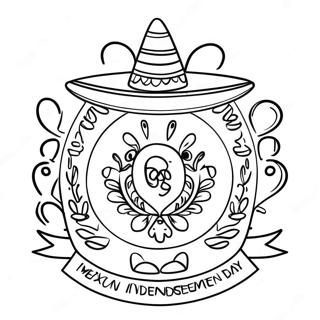 Symboler For Mexikos Sjalvstandighetsdag Malarbild 39238-32577