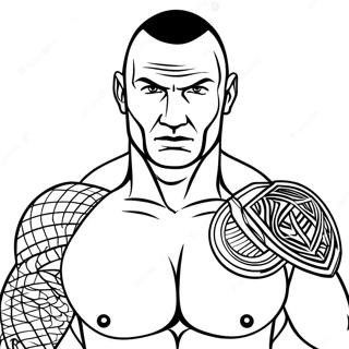 Randy Orton Wwe Malarbild 39387-32694