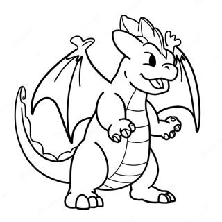 Charizard Som Andas Eld Farglaggningssida 39838-33056