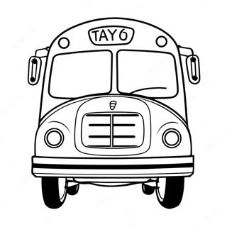 Tayo Den Lilla Bussen Malarbild 40127-33278