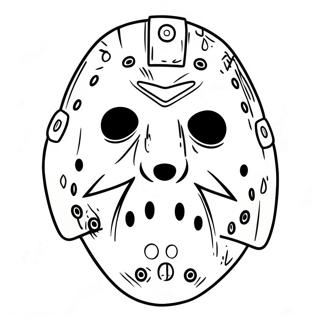 Jason Voorhees Mask Farglaggningssida 40188-33339