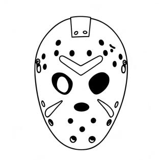 Jason Voorhees Mask Farglaggningssida 40188-33340