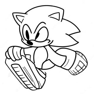 Sonic The Hedgehog I Aktion Farglaggningssida 40198-33333