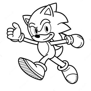 Sonic The Hedgehog I Aktion Farglaggningssida 40198-33334