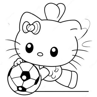 Hello Kitty Sparkar Bollen Malarbok 40348-33448