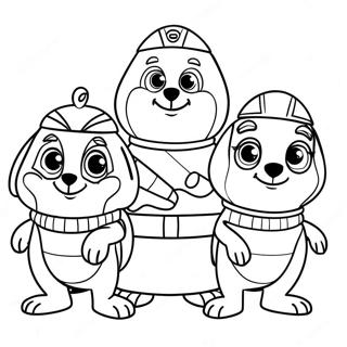 Farglaggning Av Wonder Pets Teamaventyr 40388-33477