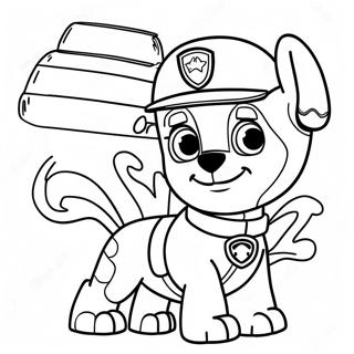 Aventyrlig Zuma Paw Patrol Malarbild 40438-33522