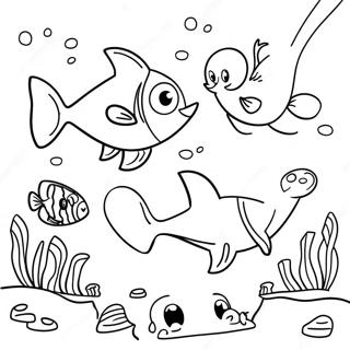 Zig Och Sharko Underwater Aventyr Malarbild 40719-33746