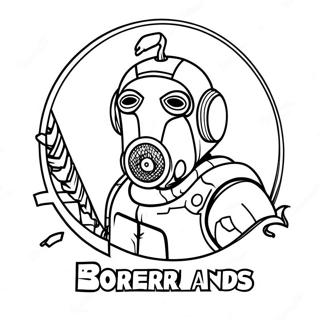 Borderlands Logotyp Malarbild 40878-33855