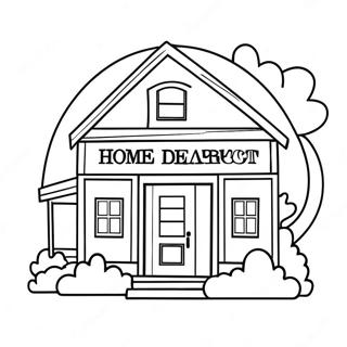 Home Depot Logotyp Malarbild 40908-33882