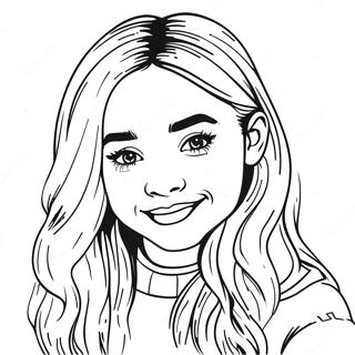 Sabrina Carpenter Malarbild 40958-33918