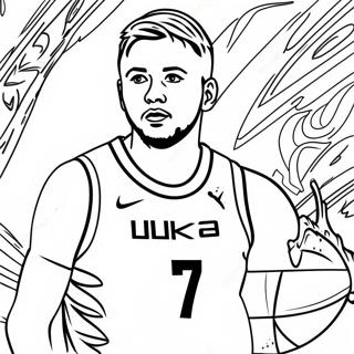 Luka Doncic Malarbild 40968-33926