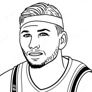 Luka Doncic Malarbild 40968-33928