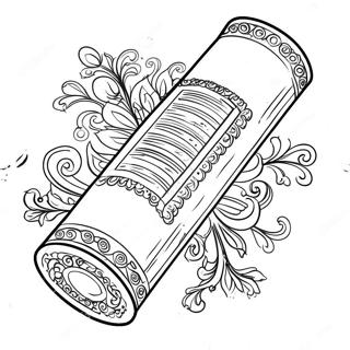 Farggroll Torah Rulle Malarbild 41049-33993