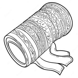 Farggroll Torah Rulle Malarbild 41049-33996