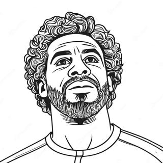 Mo Salah Målarbilder