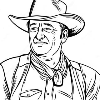 John Wayne Malarbild 41288-34275