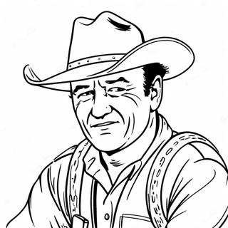 John Wayne Malarbild 41288-34276