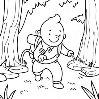 Tintin Aventyr I Djungeln Malarbild 41540-34469