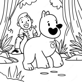 Tintin Aventyr I Djungeln Malarbild 41540-34470