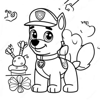 Paw Patrol Fodelsedagsfirande Malarbild 41609-34517