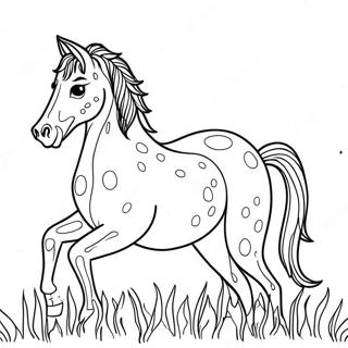 Appaloosa Hast Malarbild 41709-34602