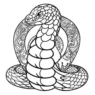 Slytherin Orm Emblem Malarbild 41740-34652