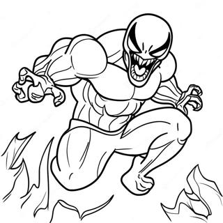 Venom Among Us Action Pose Farglaggningssida 41780-34665