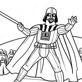 Darth Vader I Episk Strid Malarbild 42441-35183