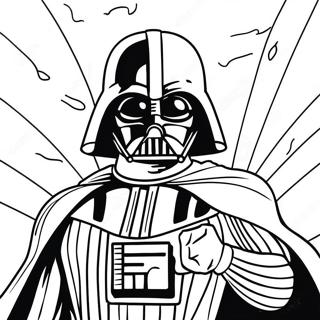 Darth Vader I Episk Strid Malarbild 42441-35368