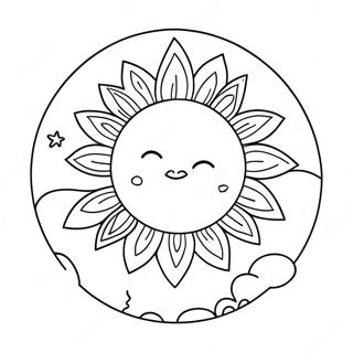 Sommarsolstandets Sol Malarbok 42551-35247