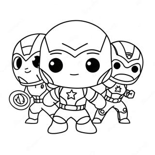 Sota Chibi Avengers Malarbild 42931-35747