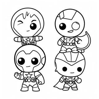 Sota Chibi Avengers Malarbild 42931-35748