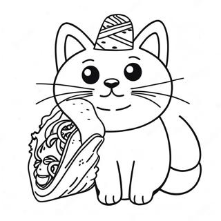 Taco Katt Malarbild 43041-35850