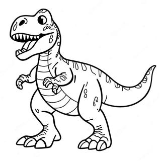 T Rex Ropande Malarbild 43243-35990