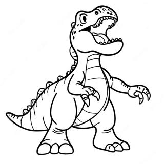 T Rex Ropande Malarbild 43243-35991