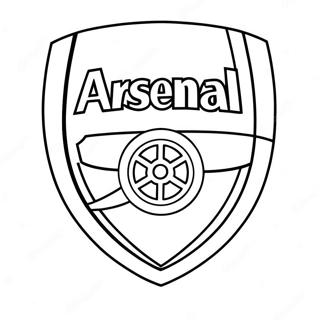 Arsenal Logotyp Malarbok 43472-36186