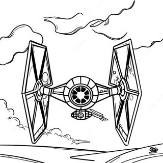 Klassisk Tie Fighter I Strid Farglaggningssida 43633-36314