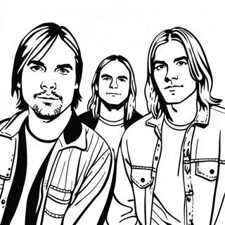 Nirvana Bandmedlemmar Malarbok 43753-36405